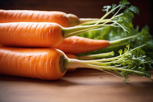 泥土的馈赠 成熟胡萝卜的田间摄影之美